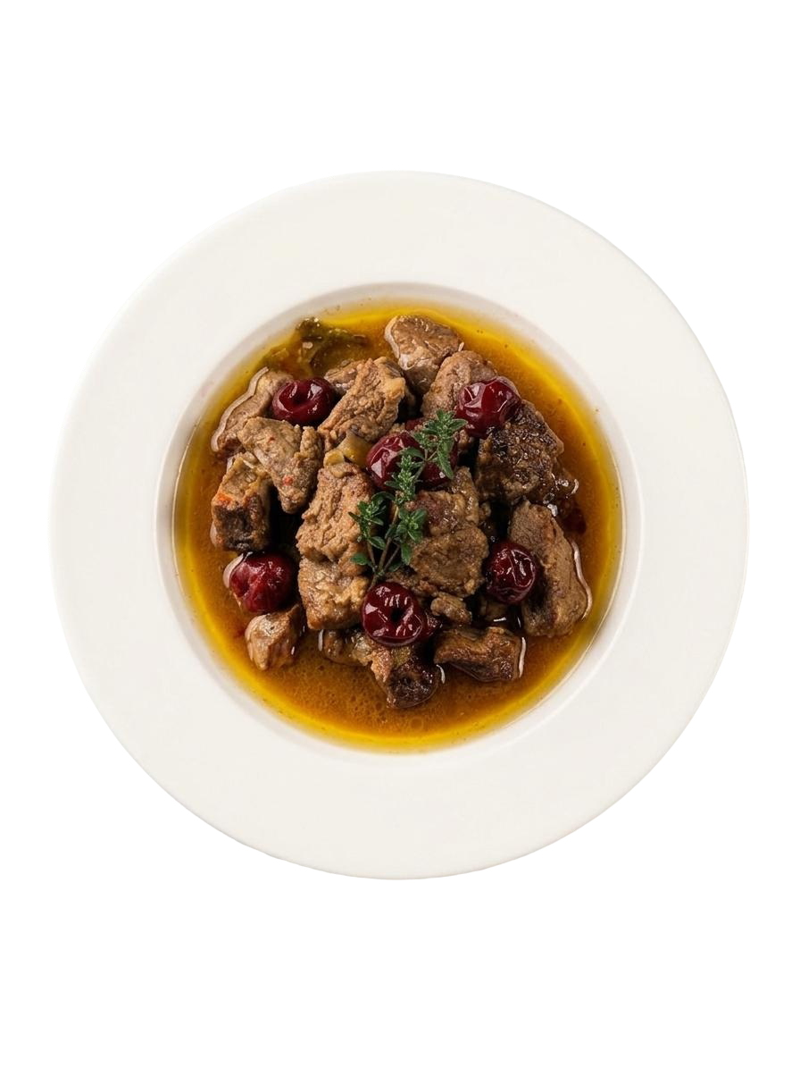 Vişneli Kuzu Kavurma